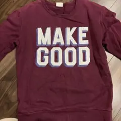 BROWNY スウェット MAKE GOOD sizeSのサムネイル