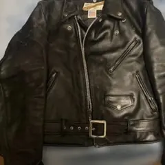 schott ショット ダブルライダースジャケット レザージャケット 黒