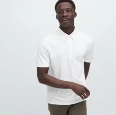 ユニクロ ドライノンアイロンジャージーシャツ（ボタンダウン・半袖）