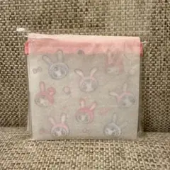 メゾピアノ　ベリエちゃん　クリアフラットポーチ　ナルミヤハッピーパーク