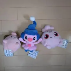 ポケモン ぬいぐるみ 3体コンプリートセット。