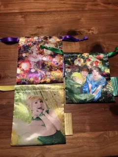 ディズニー イマジニングザマジック 巾着 まとめ売り　3枚セット 新品 ランダム