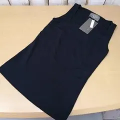 ZARA ザラ 無地 ノースリーブ トップス ブラック 黒タンクトップ S