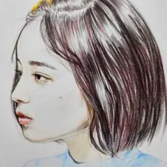 写真のようなリアル鉛筆似顔絵オーダー★手描き肖像画★プレゼントに人気