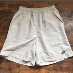 YONEX ライトグレー ショートパンツ　M