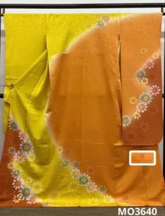 振袖 絞り 金通し 辻ヶ花 身丈169cm 撥水加工済 躾糸つき MO3595 