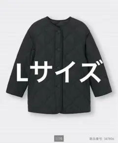 美品★GU ヒートパデッド2WAYオーバーサイズブルゾン★ブラック　Lサイズ