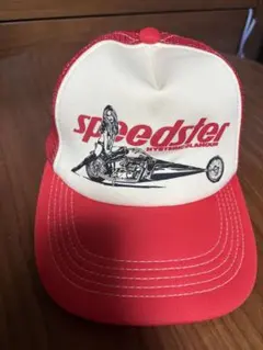 hysteric glamour speedster メッシュキャップ 赤 白