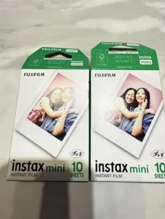 instax mini インスタントフィルム 10シート 2パック