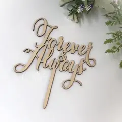 新品♡Forever&Always ナチュラルウエディング　ケーキトッパー