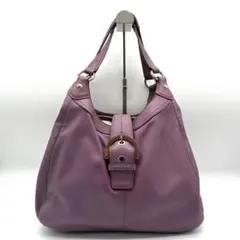 希少 COACH SOHOコーチ ソーホー ハンドバッグ パープル
