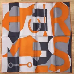 HERMES カレ45 プチカレ ガヴロッシュ ハンカチーフ ポケットチーフ