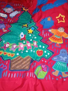 クリスマス刺繍布製アイテム