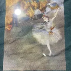 額縁　EDGAR DEGAS カレンダー2014年　布地　エドガー　ドガ