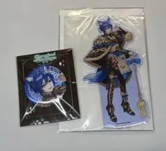 KAITO 初音ミク×アニメイトカフェ　アクリルスタンド　缶バッジ