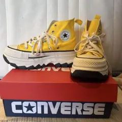 CONVERSE ALL STAR イエロー 厚底 ハイカット