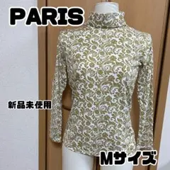 ◆PARIS◆タートルネック✳︎ホワイト×ゴールド✳︎新品未使用未開封✳︎トップス