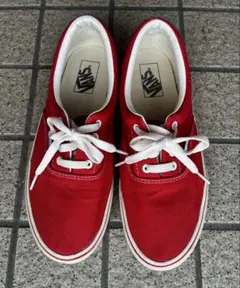 VANS Era Red キャンバス スニーカーのサムネイル