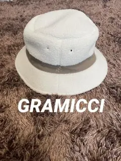 グラミチ　Gramicci　ホワイト ボア ハット　サイズフリー