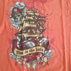 プリントTシャツ スカル柄