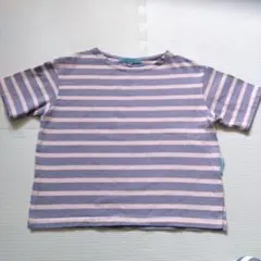 オムネス　ボーダー柄　Tシャツ　130のサムネイル
