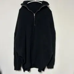 AEDDY ハーフジップニット オーバーサイズ