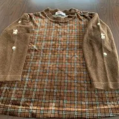 ファミリア　カットソー110袖刺繍