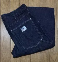 EDWIN UNE208 濃紺 ペインターデニム L ワーク ストリート