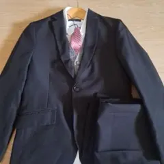 黒 ビジネススーツ セット ネクタイ付き