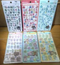 サンリオ BONBON DROP &うるちゅるPOPシール 6枚セット