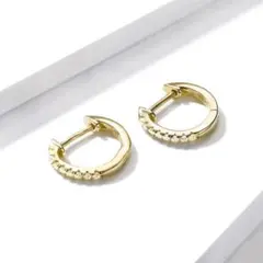 大人気！ピアス レディース 18kRGP ゴールド フープピアス 輪 シンプル