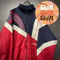 US古着 アディダス トラックジャケット トレフォイル ロゴ刺繍