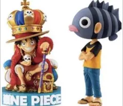 ONE PIECE BASE SHOP ワールドコレクタブルフィギュア2点セット - メルカリ