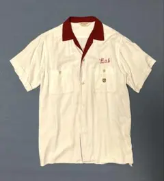 1950-60年代 ヴィンテージ ボーリングシャツ 刺繍入り | Mercari