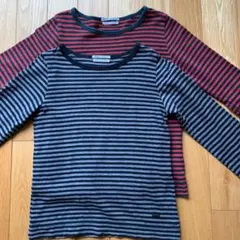 FITH ボーダーカットソー ロンT 2枚セット　120