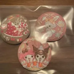 サンリオ　刺繍缶バッジ3 シークレットあり
