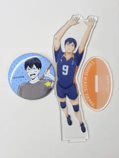 影山飛雄　アクリルスタンド　缶バッジ