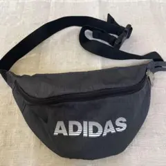 ADIDAS ボディバッグ ダークグレー