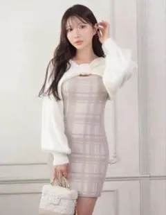 LIP SERVICE リボンフェザーアンサンブル