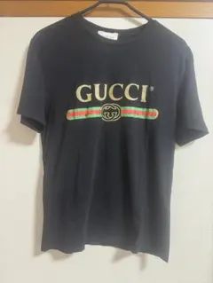竜*次様 GUCCI ロゴ Tシャツ 黒　チルドレン　キッズ 竜*次様 GUCCI ロゴ Tシャツ 黒 チルドレン キッズ - メルカリ