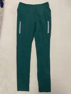 レディースレギンス　グリーン S