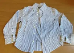 COMME CA ISM コムサ ストライプ長袖シャツ 120cm 子供用