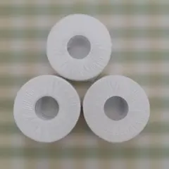 テーピングテープ25mm×13.7m(ホワイト布製非伸縮テープ)3個