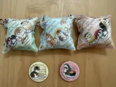 mofusandくら寿司キーホルダー＆缶バッジ