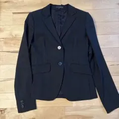 Theory ダブル テーラードジャケット　ネービー　S 極美品 Theory テーラードジャケット ネイビー ダブルボタン S リネン混 麻