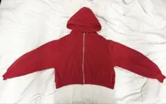 GORGE レッド クロップドパーカーのサムネイル