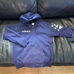 ATHLETA フード付きパーカー 150サイズ ネイビー