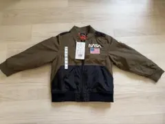 NASA ジャケット サイズ100 カーキ/ブラック