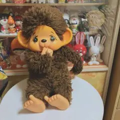 モンチッチ風 昭和レトロ 大助くん 眼鏡　ヴィンテージ 昭和レトロ ヴィンテージ モンチッチ似 大助くん ぬいぐるみ メーカー