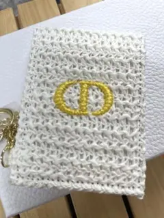 Dior CD ロゴ 手鏡 ミラー ホワイト ノベルティ プレゼントのサムネイル